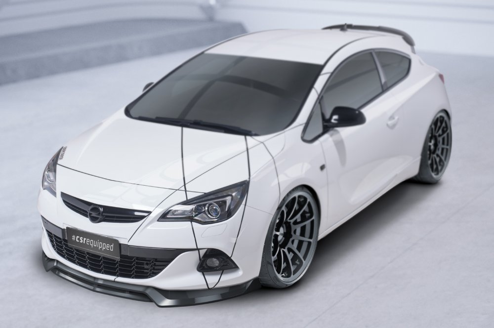 Spoiler pod přední nárazník CSR CUP pro Opel Astra J GTC carbon look