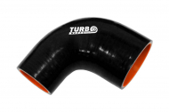 Redukce silikonová 90° TurboWorks Pro Black 70-102mm
