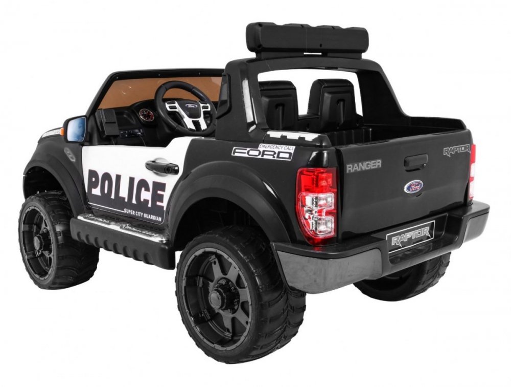 Elektricke Auticko Ford Ranger Raptor Cerne Policejni Tuningstyle Cz