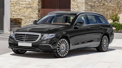 Nerezová ochranná lišta zadního nárazníku Mercedes-Benz E W213 Kombi 16-