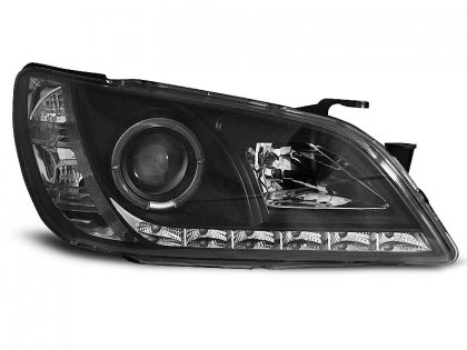 Přední světla angel eyes s LED světly LEXUS IS 98-05 černá