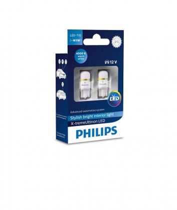 Žárovka Philips W5W X-tremeVision LED 4000 K