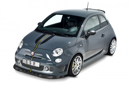 Spoiler pod přední nárazník CSR CUP - Fiat 500 Abarth 595 černý matný 