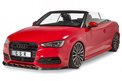 Spoiler pod přední nárazník CSR CUP - Audi A3 8V Cabrio S-Line Facelift  14-16 ABS