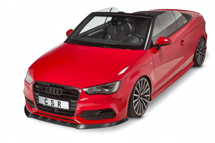 Spoiler pod přední nárazník CSR CUP - Audi A3 8V Cabrio S-Line Facelift  14-16 ABS