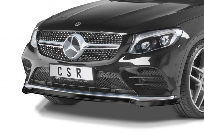 Spoiler pod přední nárazník CSR CUP - Mercedes Benz GLC C253 Coupe černý lesklý