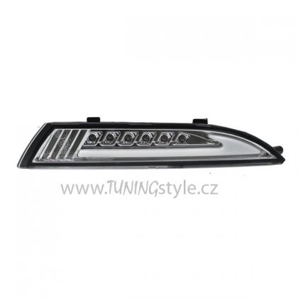 Blinkry přední s LED bar pozičním světlem chrom VW Scirocco 3 08-