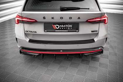 Difuzor zadního nárazníku Škoda Octavia RS Mk4 textura ABS