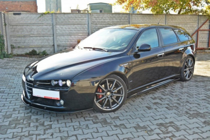 Prahové lišty Alfa Romeo 159 Ti 05-11 černý lesklý plast