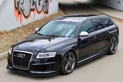 Prahové lišty Audi RS6 C6 08-10 carbon look