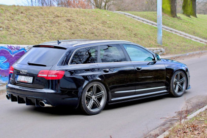 Prahové lišty Audi RS6 C6 08-10 carbon look