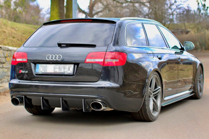 Prahové lišty Audi RS6 C6 08-10 carbon look