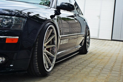 Prahové lišty Audi S8 D3 06-10 carbon look