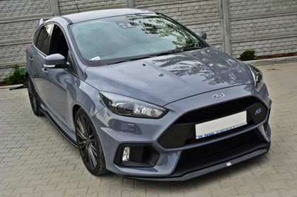 Spojler pod nárazník lipa Ford Focus MK3 RS V.2 2015- černý lesklý plast