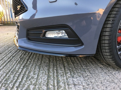 Spojler pod nárazník lipa Ford Focus MK3 ST Cupra facelift Model černý lesklý plast
