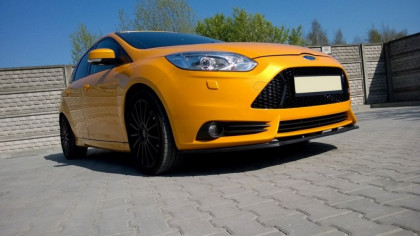 Spojler pod nárazník lipa Ford Focus MK3 ST před faceliftem carbon look