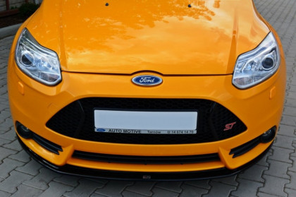 Spojler pod nárazník lipa Ford Focus MK3 ST před faceliftem V.2 12-14 carbon look