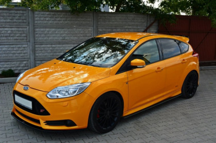 Spojler pod nárazník lipa Ford Focus MK3 ST před faceliftem V.2 12-14 carbon look