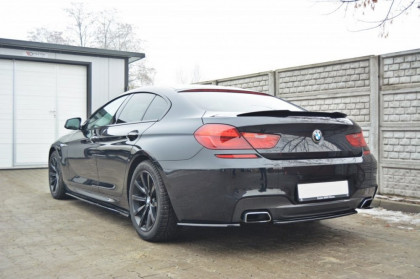 Splitter zadní, prostřední BMW 6 Gran Coupé M-Pack (Bez žeber) 2013- carbon look