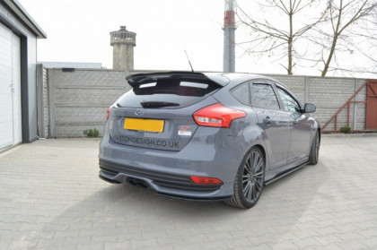 Splittery zadní, boční Ford Focus MK3 ST 15-18 černý lesklý plast