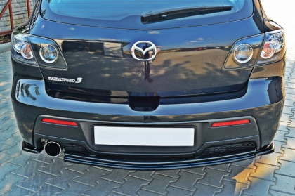 Splittery zadní, boční Mazda 3 MPS MK1 před facelift 06-08 černý lesklý plast