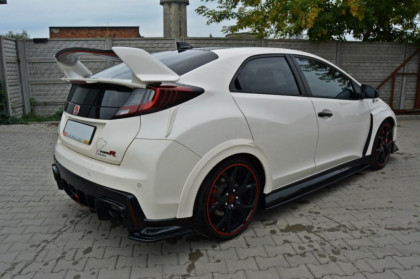 Prodloužení spojleru Maxton N.1 Honda Civic IX Type R černý lesklý plast