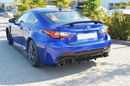 Prahové lišty Lexus RC F 14- černý lesklý plast