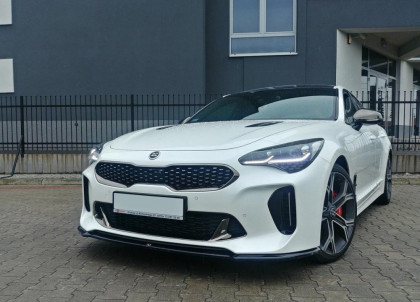 Spojler pod nárazník lipa V.1 KIA STINGER GT černý lesklý plast