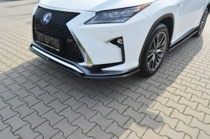 Spojler pod nárazník lipa V.1 Lexus RX Mk4 F-Sport černý lesklý plast