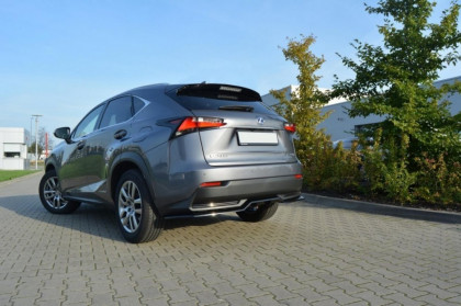 Splitter zadní, prostřední Lexus NX Mk1 H  14-17 černý lesklý plast