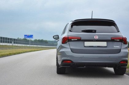 Splittery zadní, boční Fiat Tipo S-Design carbon look