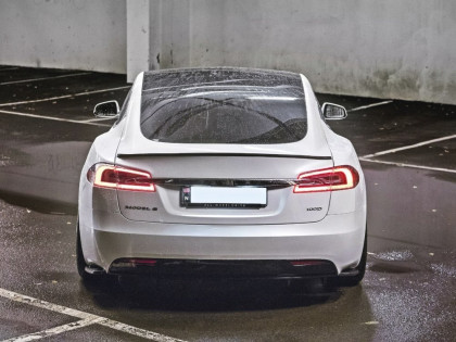 Splittery zadní Tesla Model S Facelift černý lesklý plast