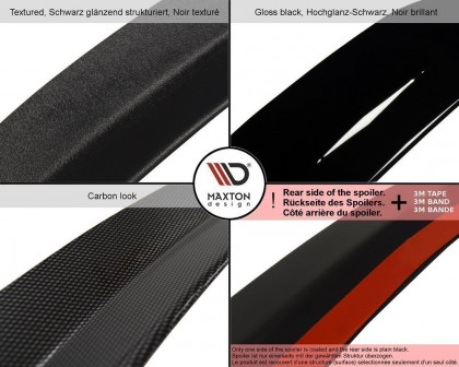 Střešní spoiler Maxton pro VW Golf 7  carbon look