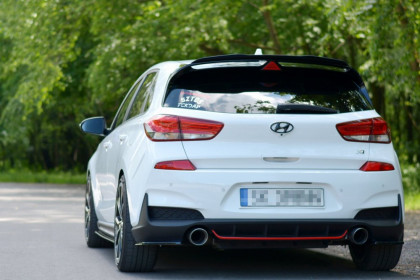 Prodloužení spoileru Maxton HYUNDAI I30 Mk3 N carbon look