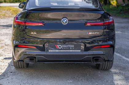 Splittery zadní boční BMW X4 M-Paket G02 černý lesklý plast