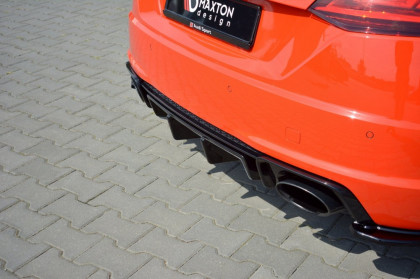 Difuzor zadního nárazníku Audi TT RS 8S černý lesklý plast