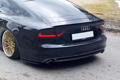 Splittery zadní boční Audi A7 S-Line C7 carbon look