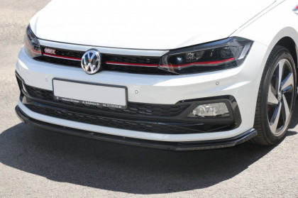 Spojler pod nárazník lipa VW POLO MK6 GTI 2017- černý lesklý plast