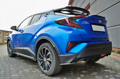 Splittery zadní boční TOYOTA C-HR 2016- carbon look