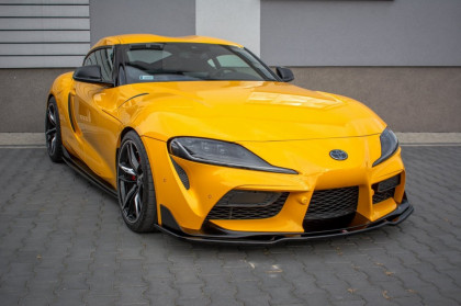 Prahové lišty Toyota Supra Mk5 2019- černý lesklý plast