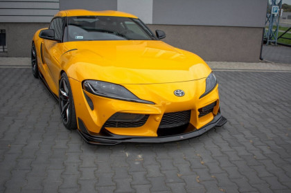 Spojler pod nárazník lipa Toyota Supra Mk5 2019- černý lesklý plast