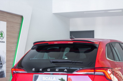 Prodloužení střešního spojleru Škoda Scala 2019 - černý lesklý plast