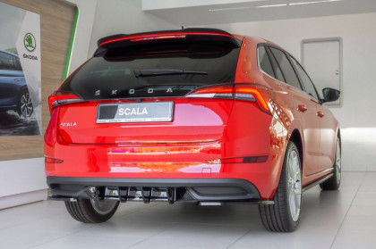 Difuzor zadního nárazníku Škoda Scala 2019 - carbon look