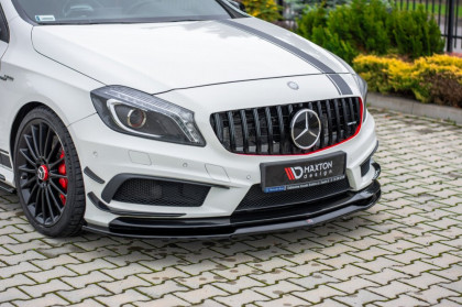 Spojler pod nárazník lipa Maxton - Mercedes A45 AMG W176 2013-2015 carbon look