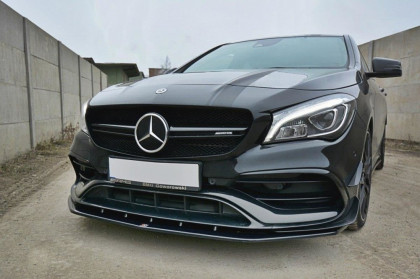 Spojler pod nárazník lipa Maxton V.1 - Mercedes CLA A45 AMG C117 Facelift 2017-  carbon look