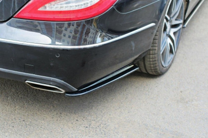 Splittery zadní boční Mercedes CLS C218 2011- 2014 černý lesklý plast