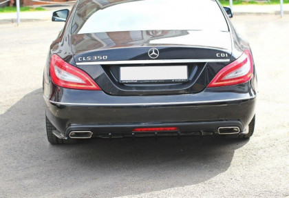 Splittery zadní boční Mercedes CLS C218 2011- 2014 černý lesklý plast