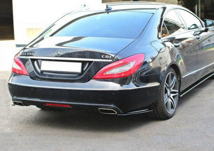 Splittery zadní boční Mercedes CLS C218 2011- 2014 černý lesklý plast