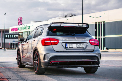 Prahové lišty MERCEDES-BENZ GLA 45 AMG SUV (X156) (2014-2017)  černý lesklý plast