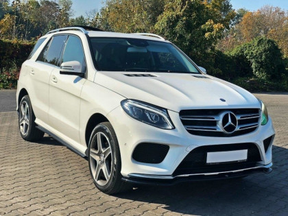 Prahové lišty Mercedes GLE W166 AMG-Line 2015- 2018 černý lesklý plast